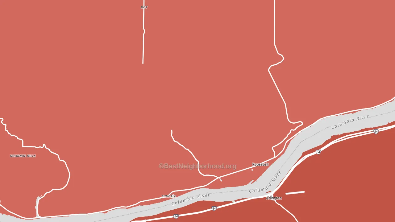99356, WA block-group political-lean map