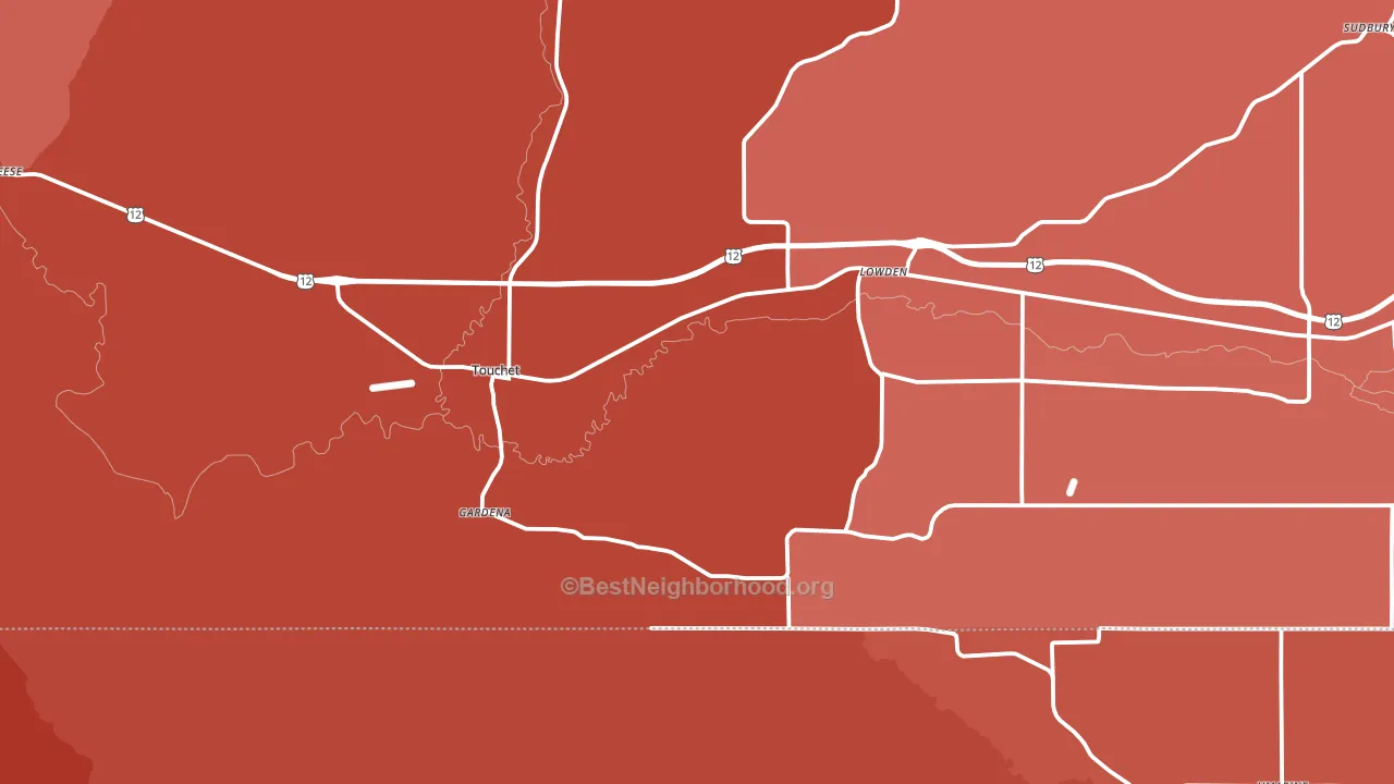 99360, WA block-group political-lean map