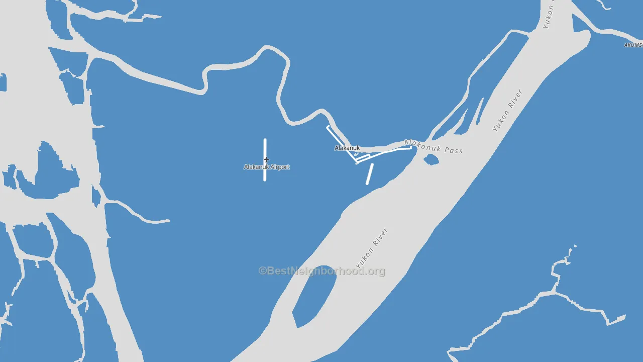 99554, AK block-group political-lean map