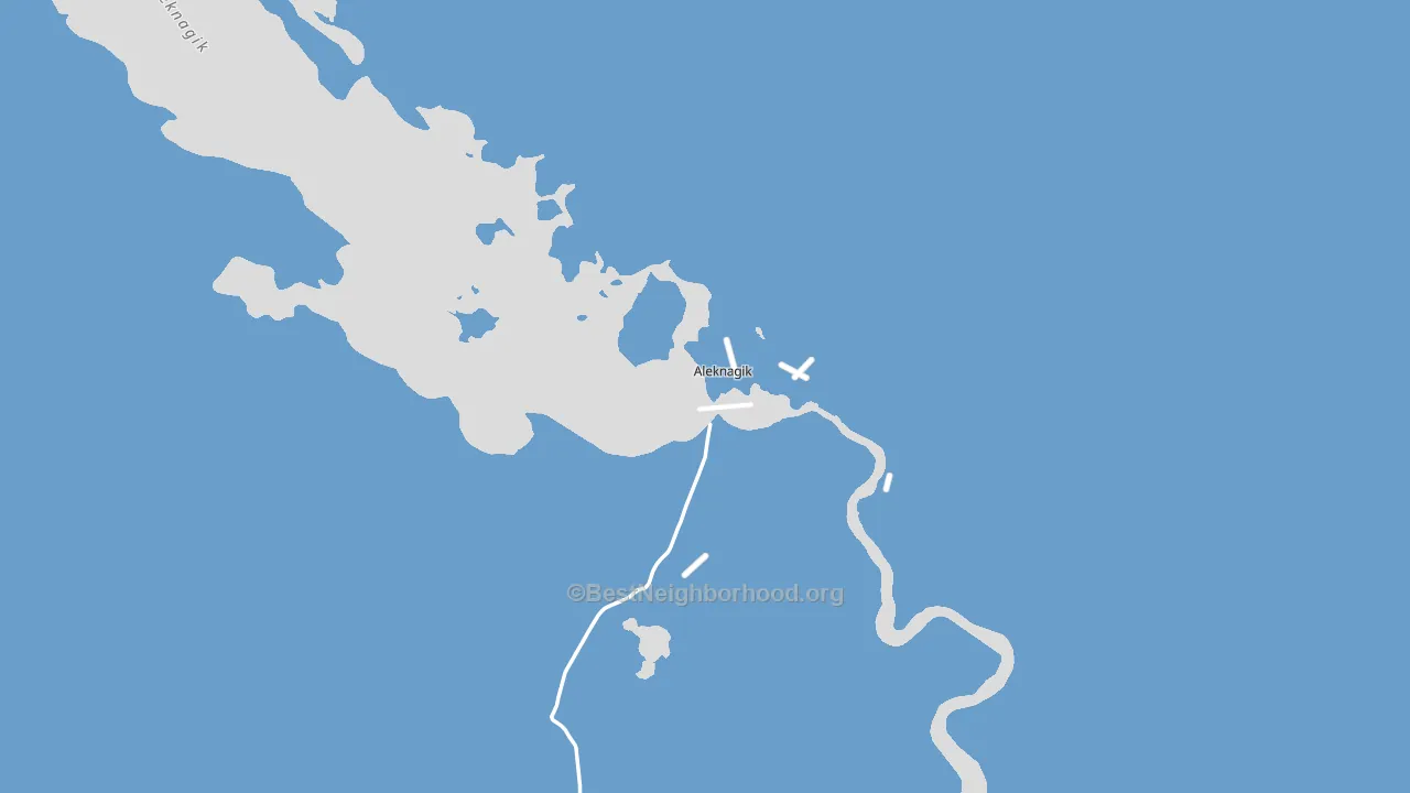 99555, AK block-group political-lean map