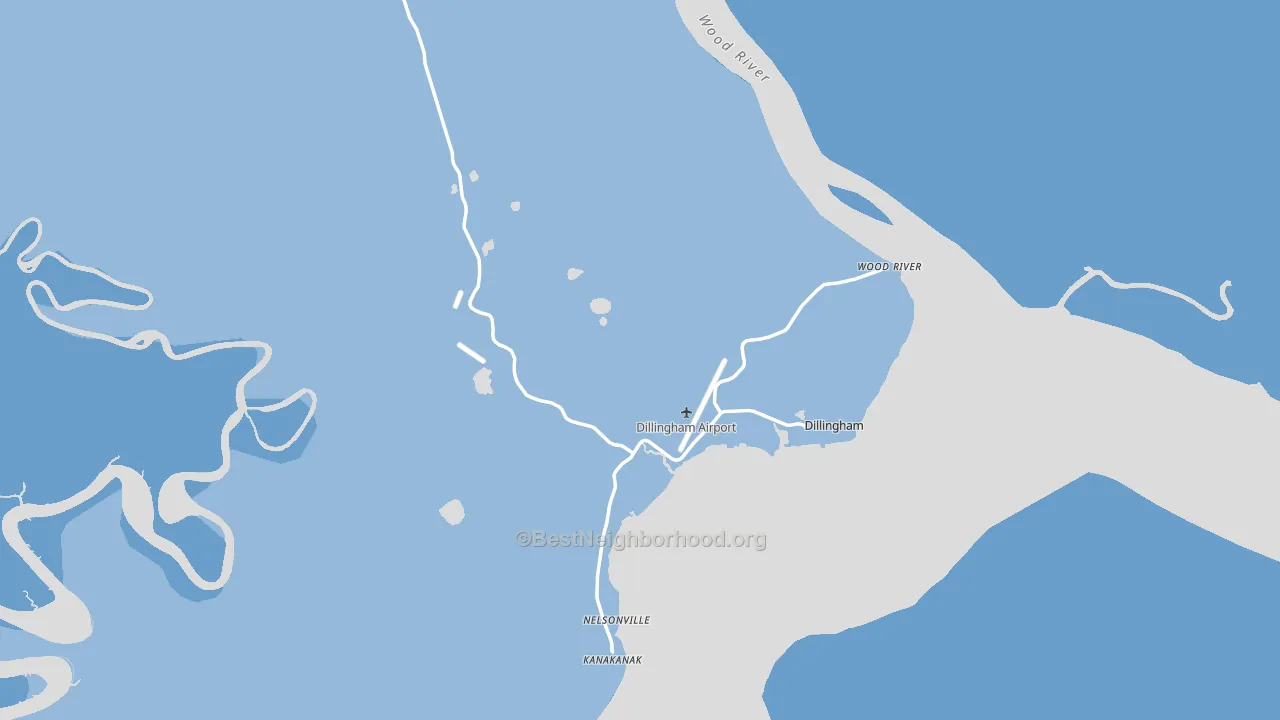 99576, AK block-group political-lean map