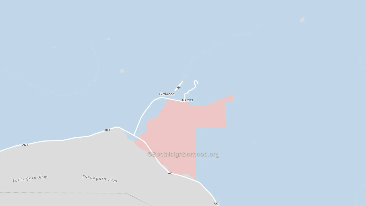99587, AK block-group political-lean map
