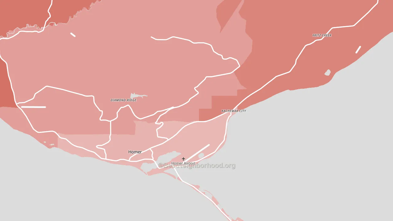 99603, AK block-group political-lean map
