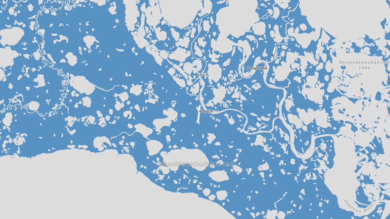 99609, AK block-group political-lean map