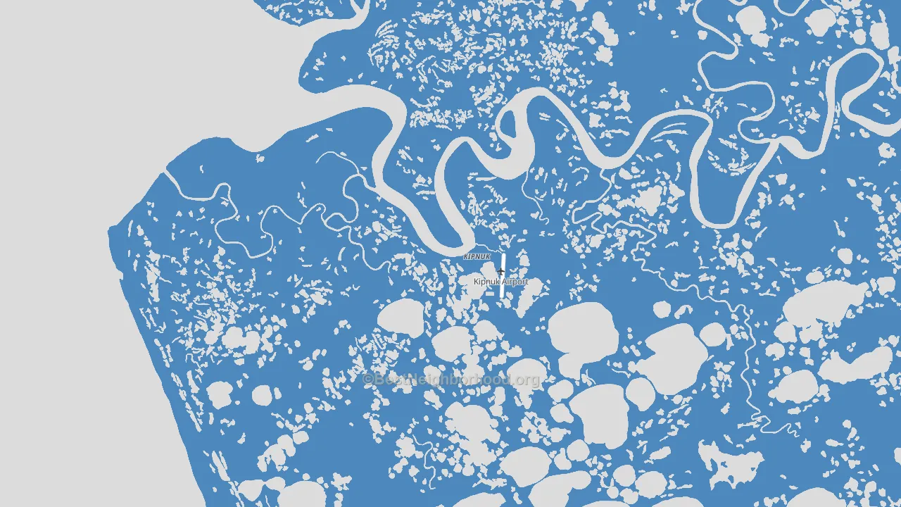 99614, AK block-group political-lean map