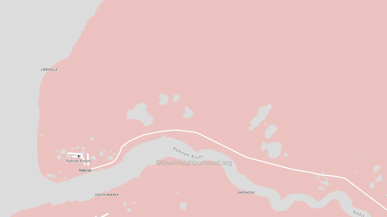 99633, AK block-group political-lean map