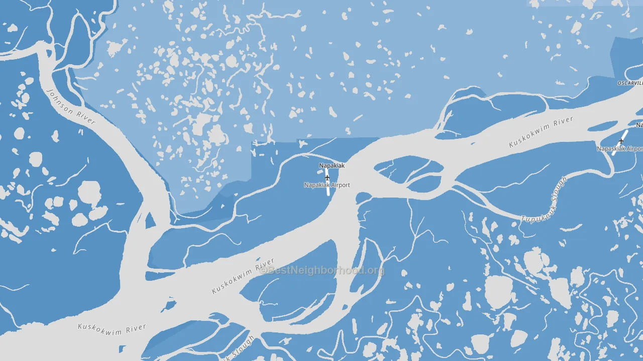 99634, AK block-group political-lean map