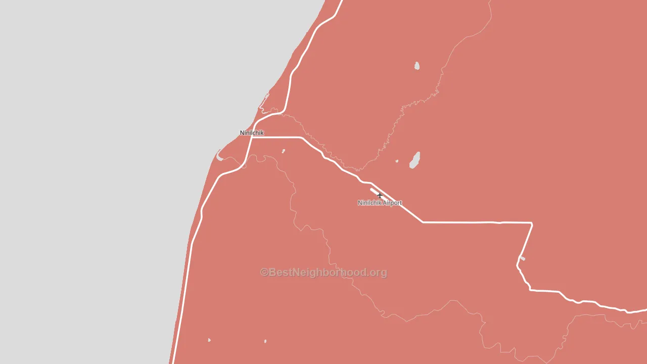 99639, AK block-group political-lean map