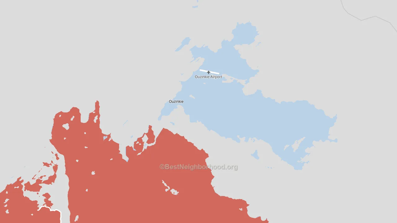 99644, AK block-group political-lean map