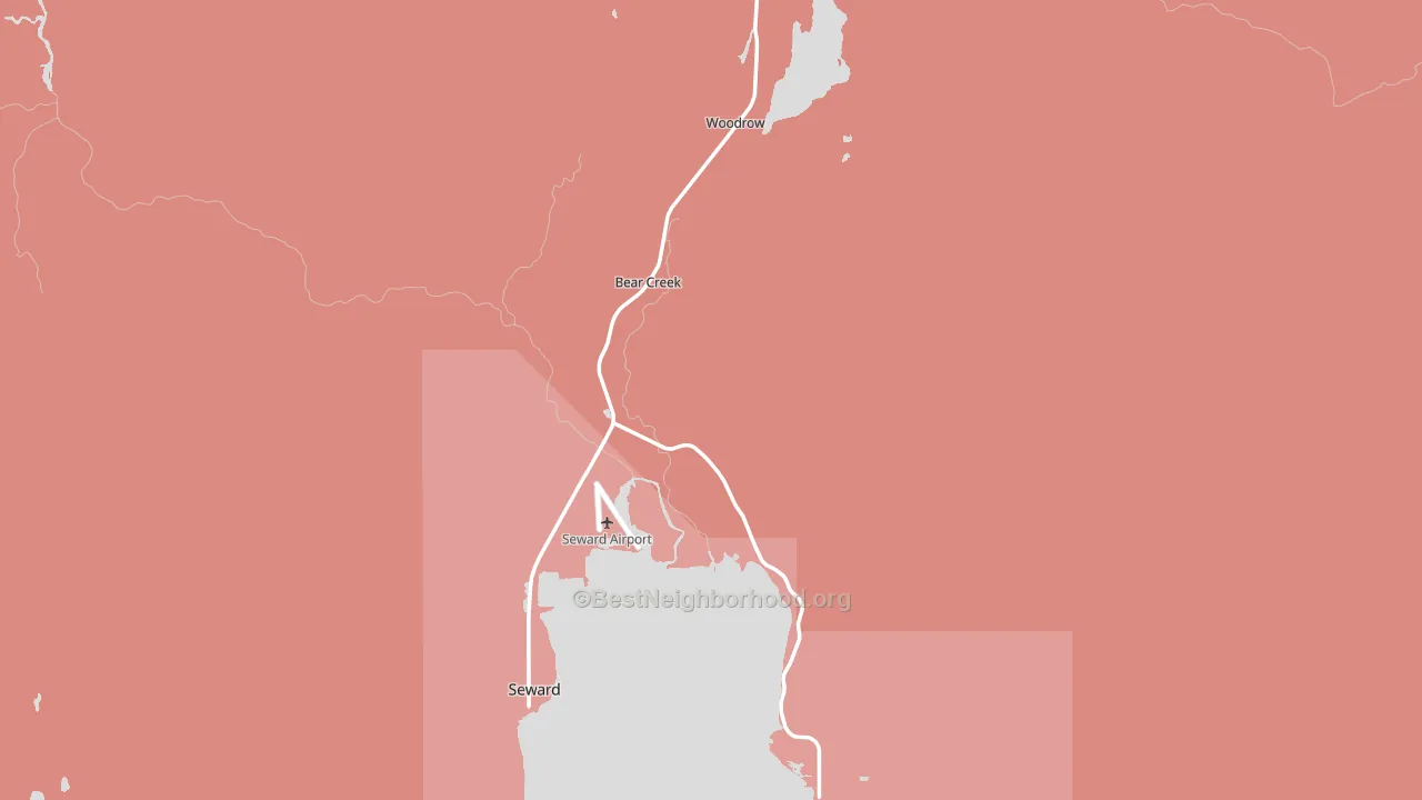 99664, AK block-group political-lean map