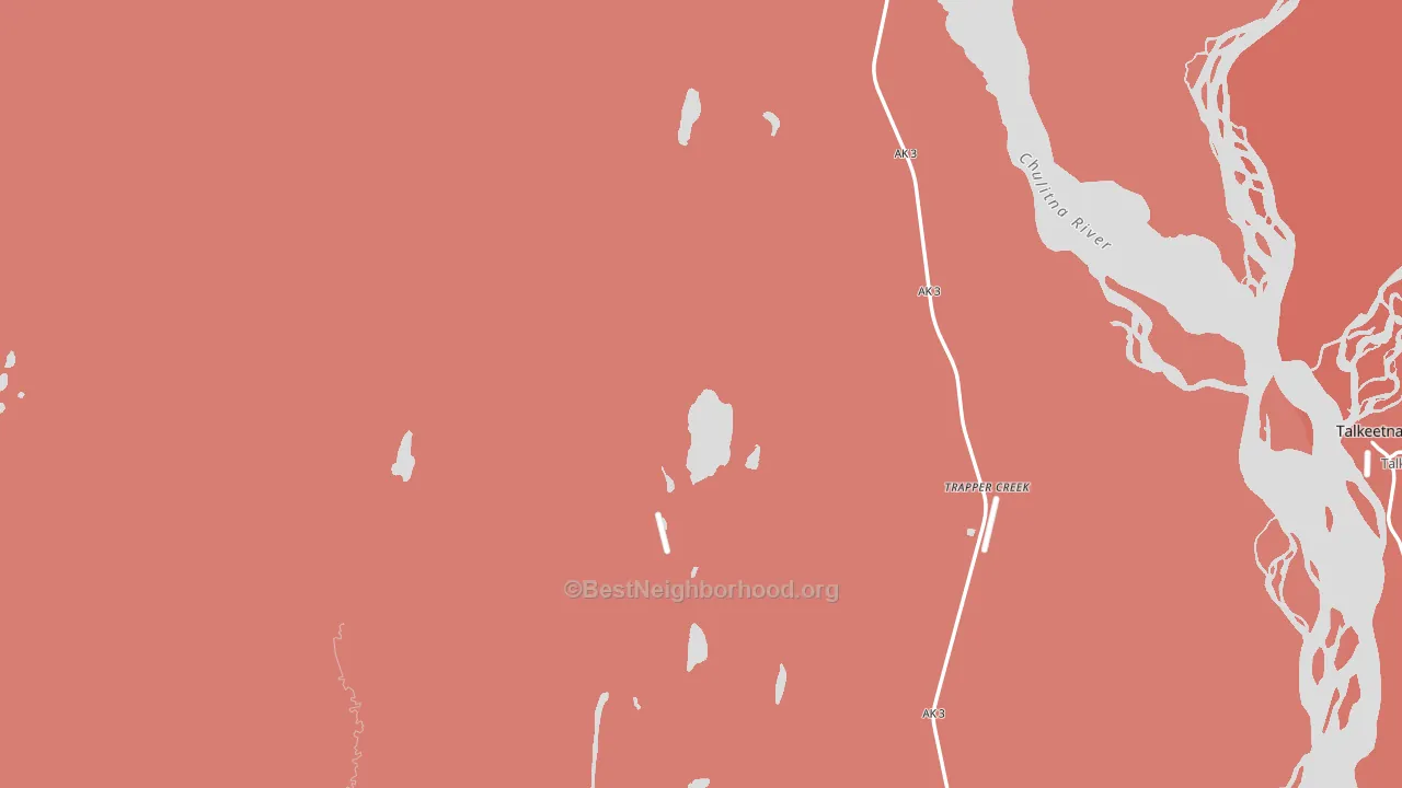 99683, AK block-group political-lean map