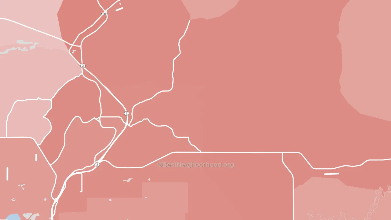99712, AK block-group political-lean map