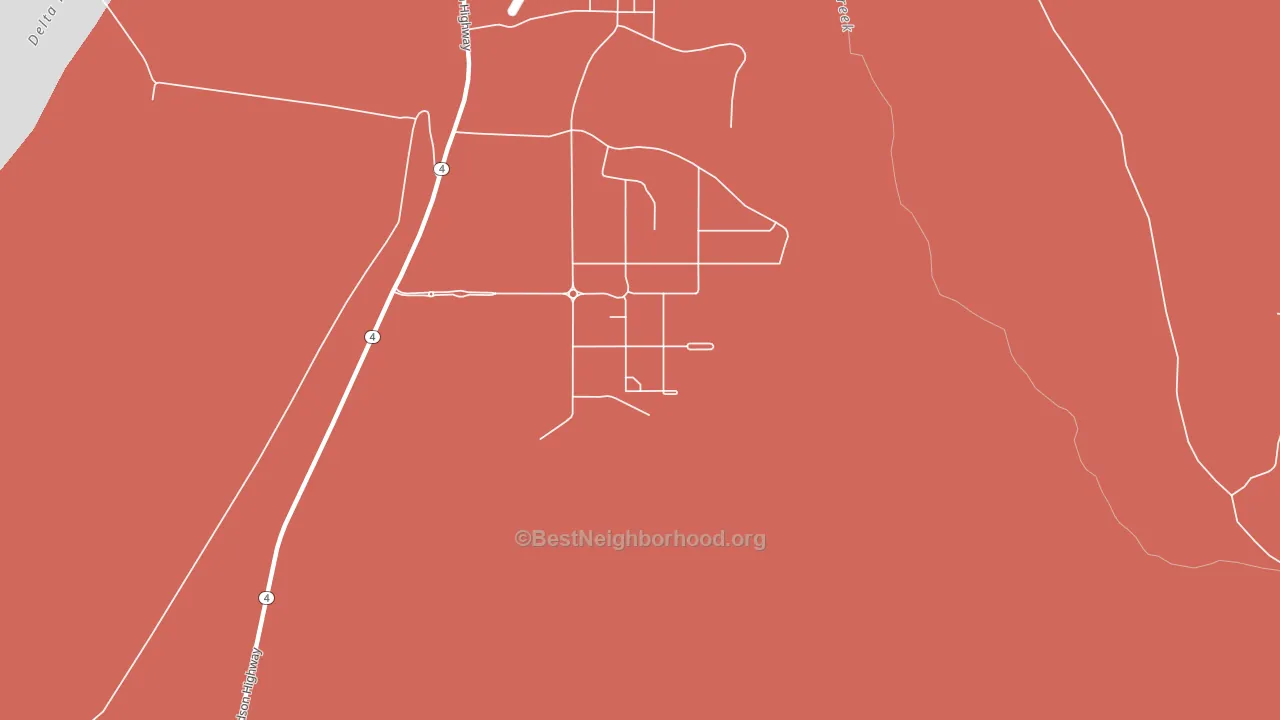 99731, AK block-group political-lean map