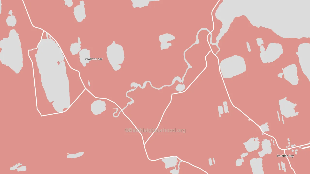 99734, AK block-group political-lean map