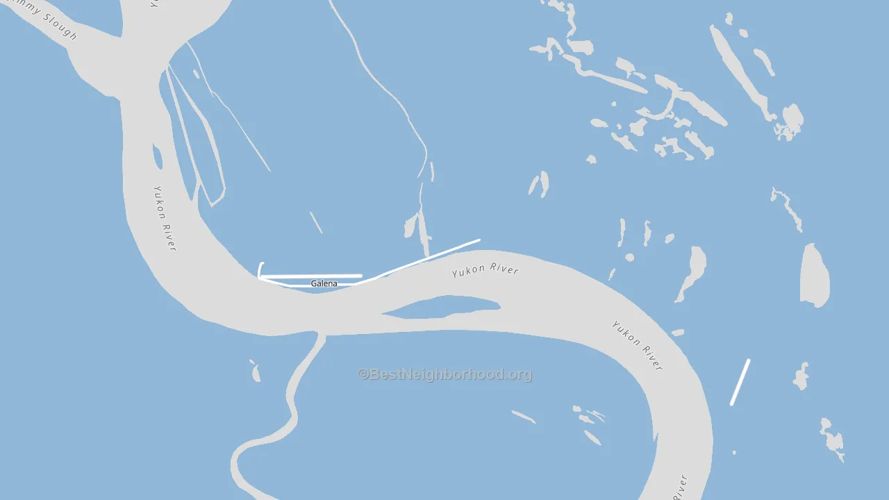 99741, AK block-group political-lean map