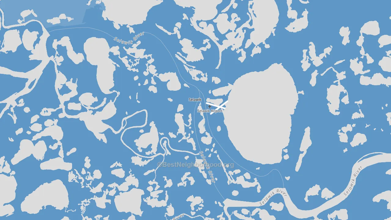 99770, AK block-group political-lean map