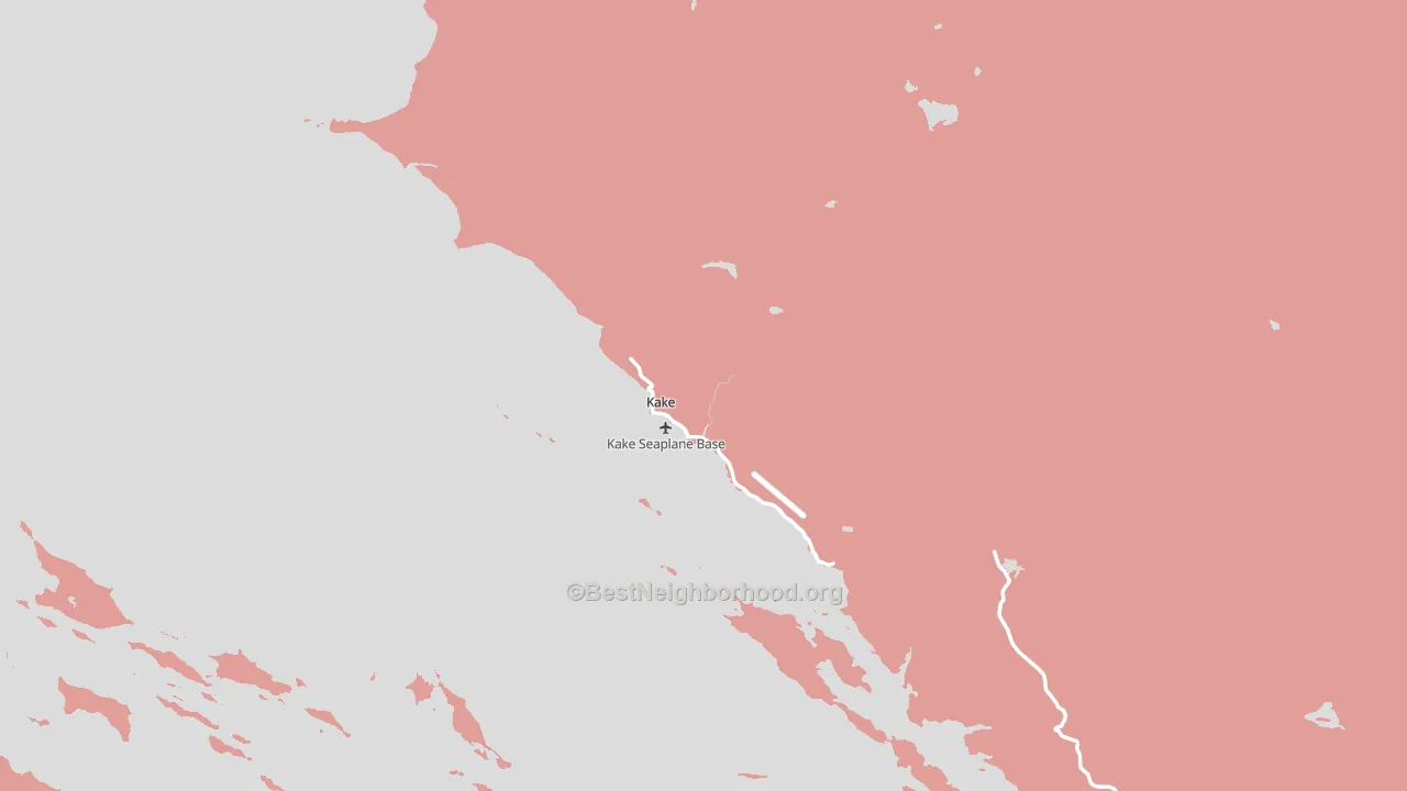 99830, AK block-group political-lean map