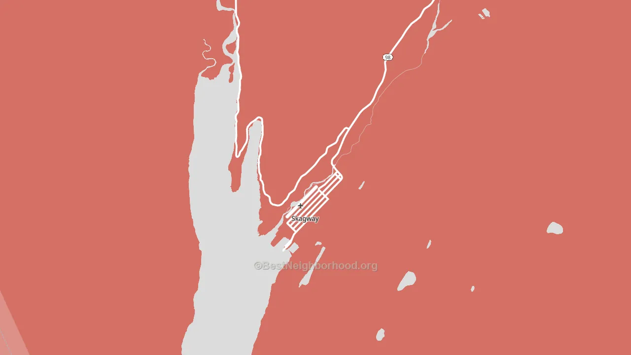 99840, AK block-group political-lean map