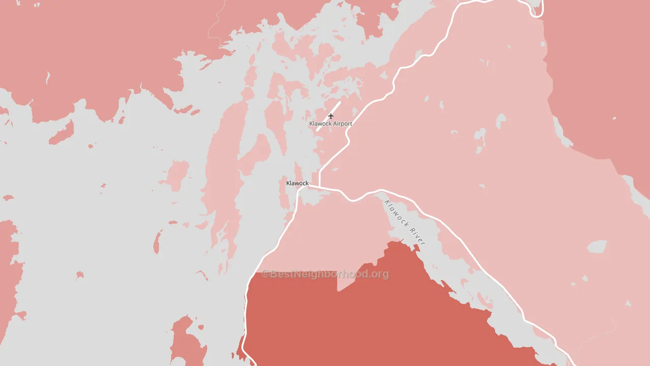 99925, AK block-group political-lean map