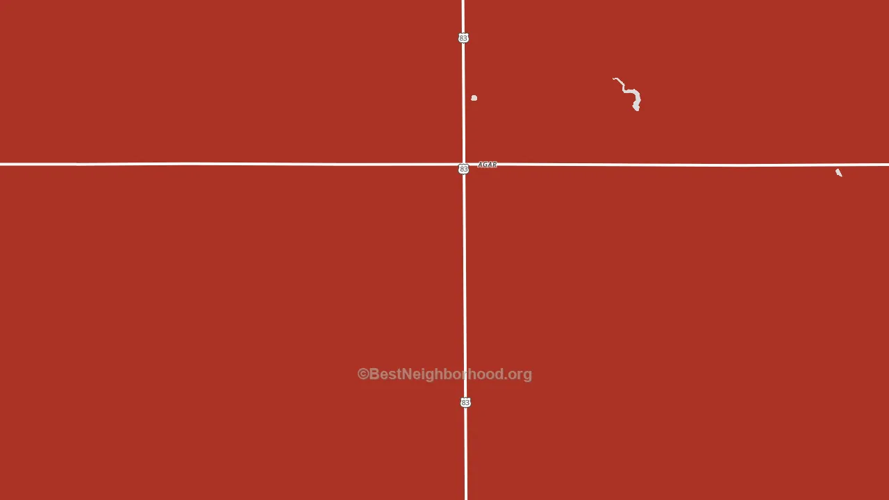 Agar, SD block-group political-lean map