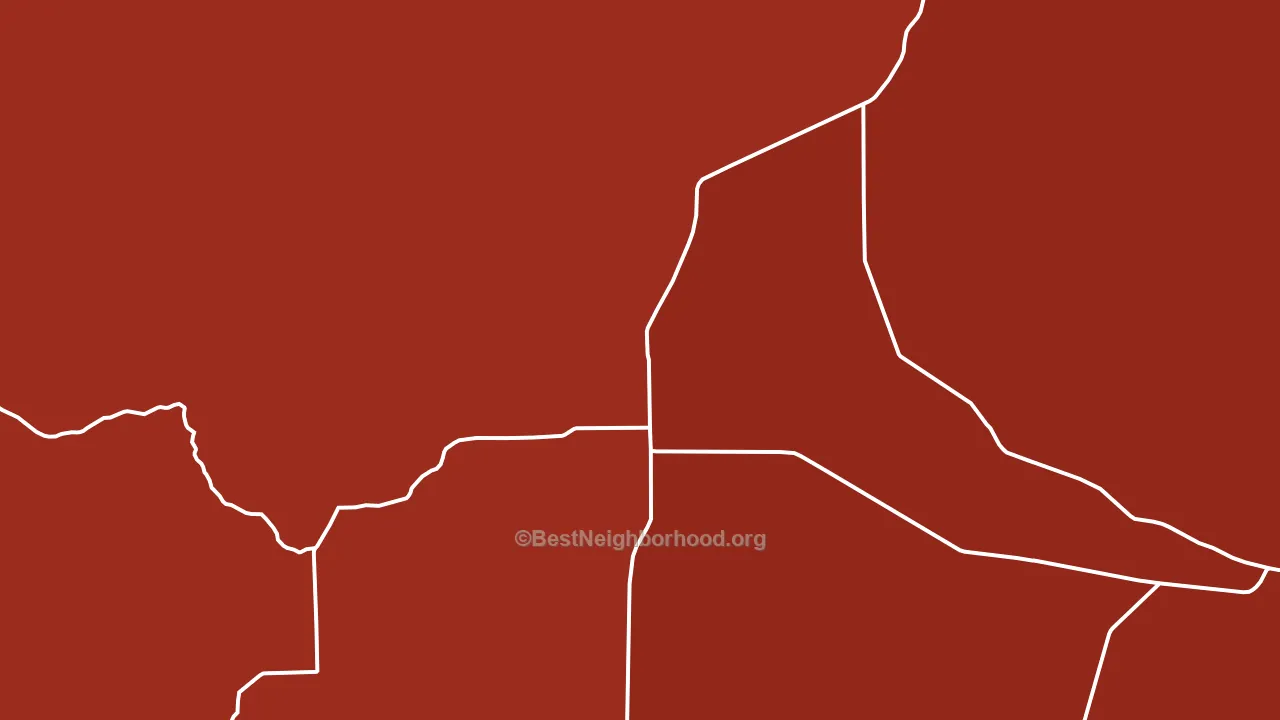 Almo, ID block-group political-lean map