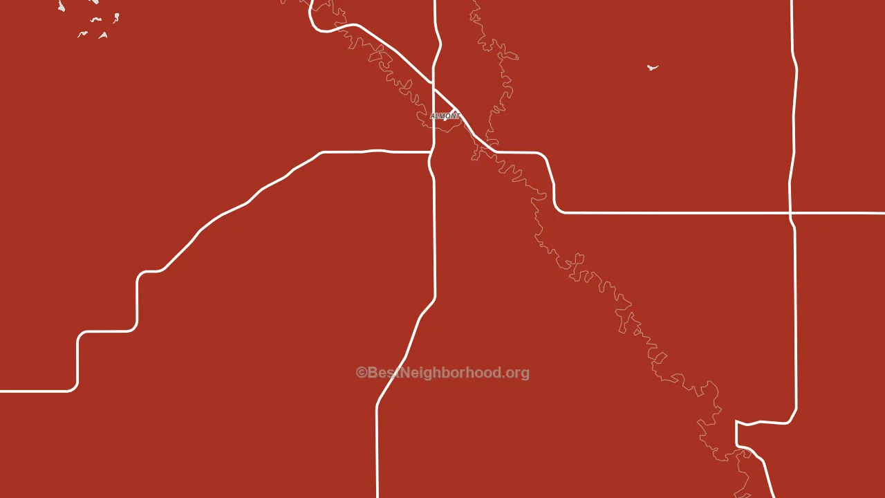 Almont, ND block-group political-lean map