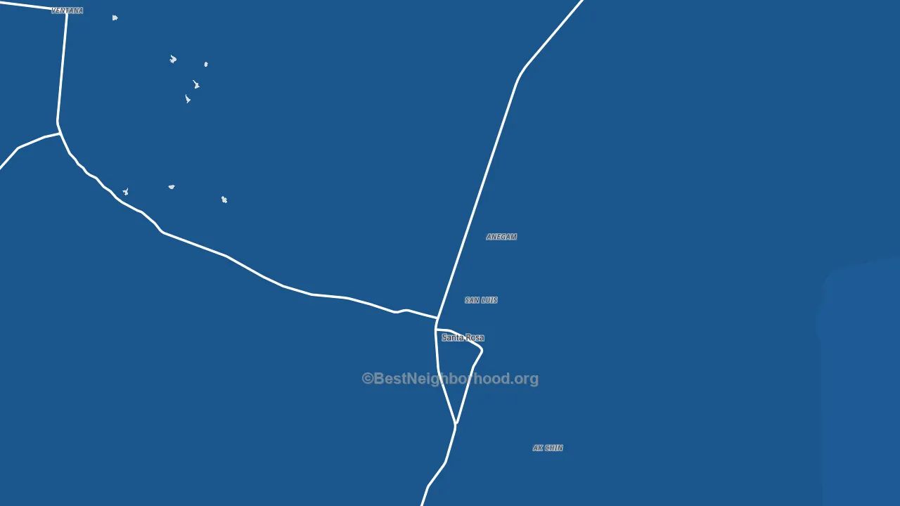 Anegam, AZ block-group political-lean map