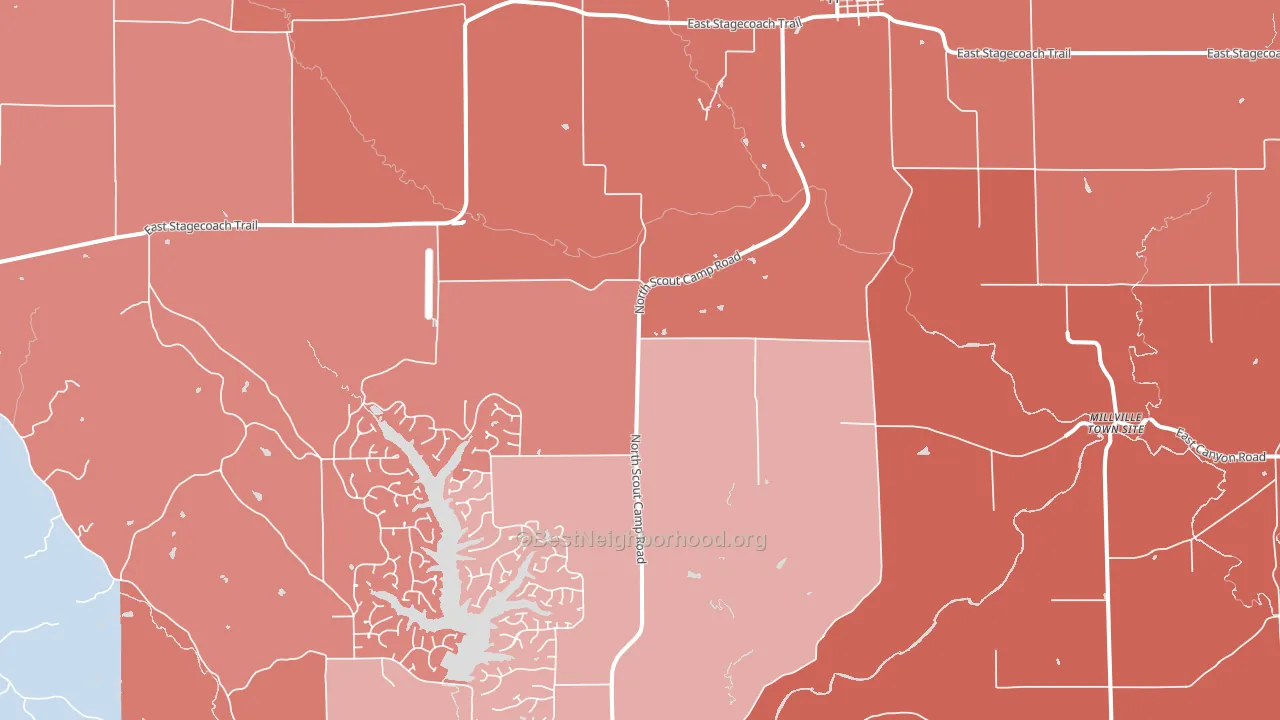 Apple River, IL block-group political-lean map