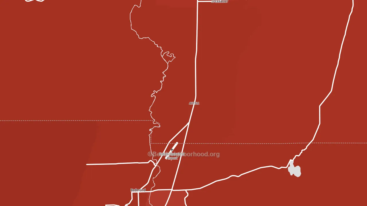 Axtell, UT block-group political-lean map