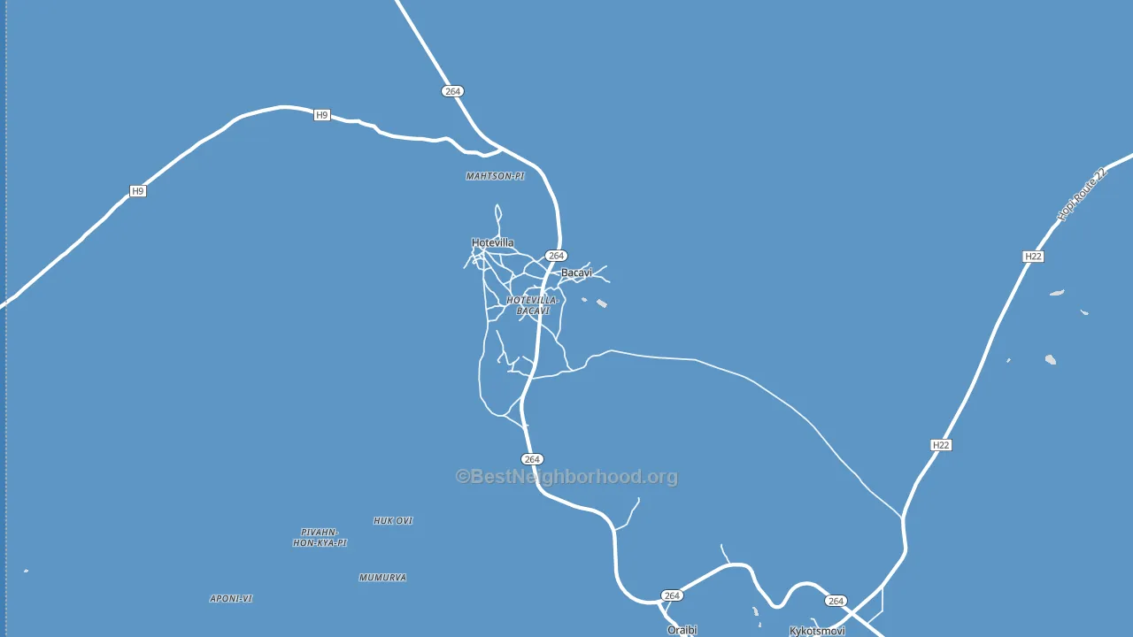 Bacavi, AZ block-group political-lean map