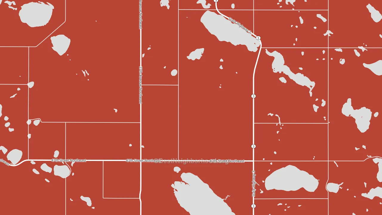 Balta, ND block-group political-lean map