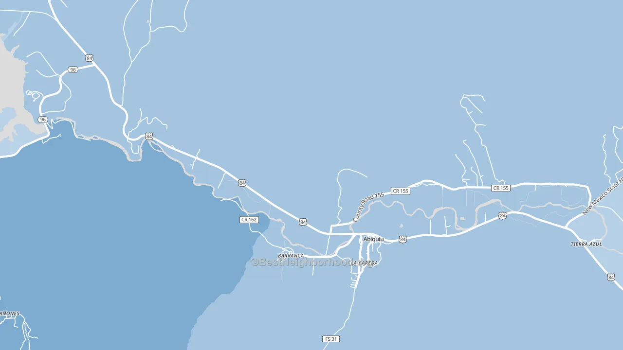 Barranca, NM block-group political-lean map