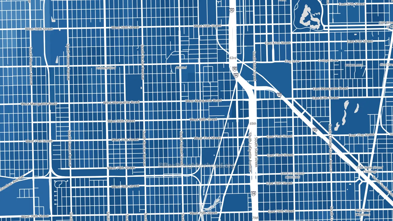 Becks Park, Chicago, IL block-group political-lean map