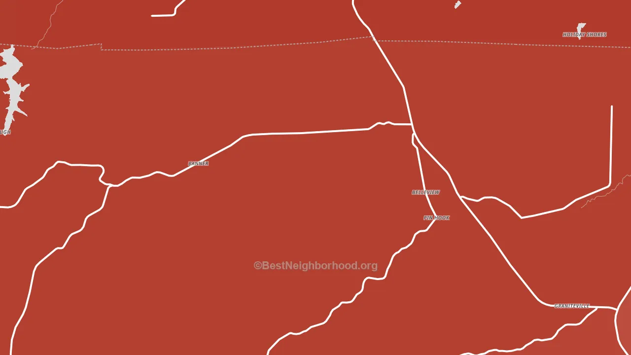 Belleview, MO block-group political-lean map
