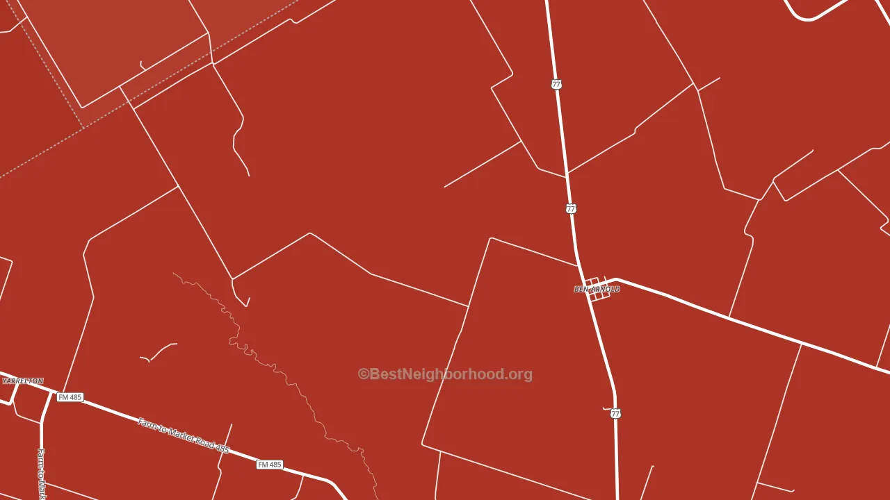 Ben Arnold, TX block-group political-lean map