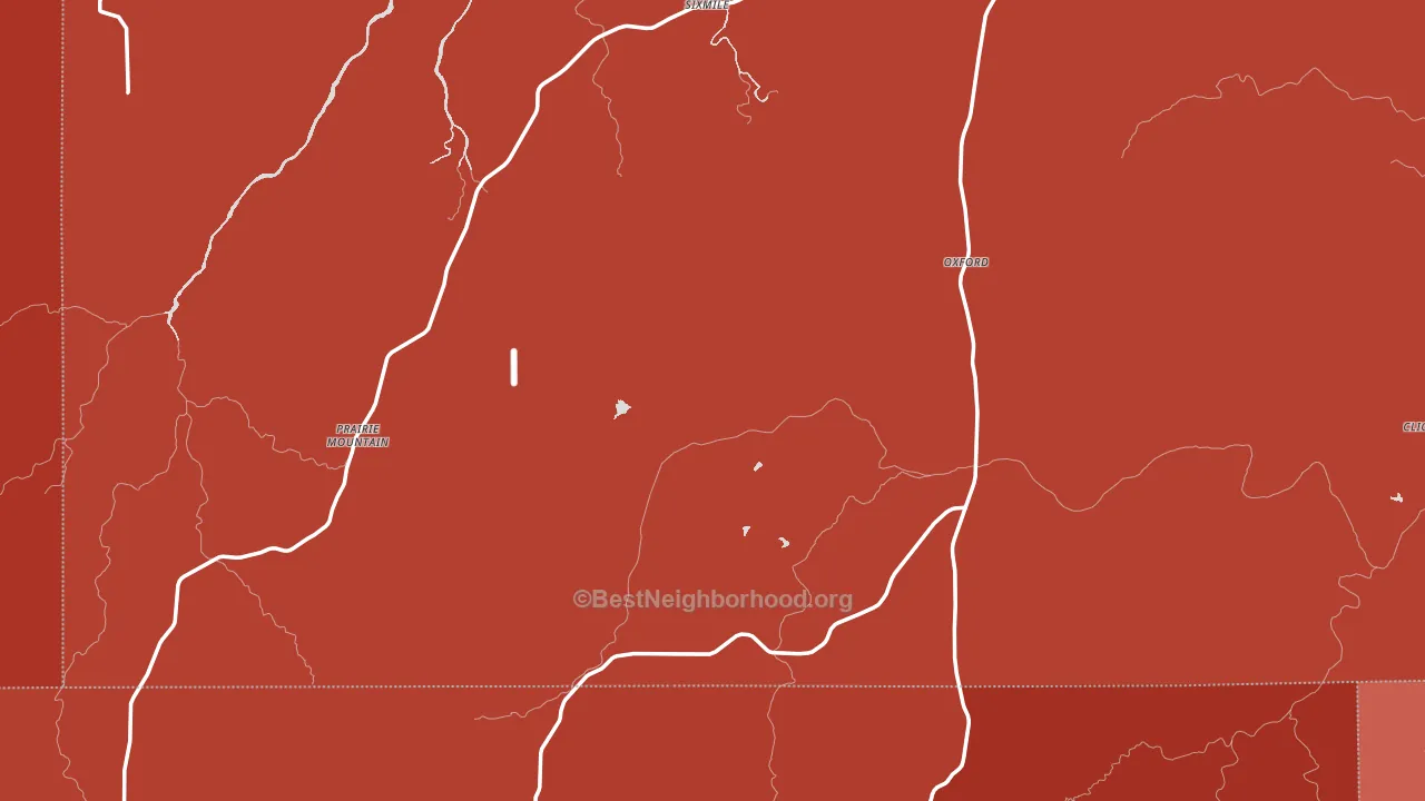 Bend, TX block-group political-lean map