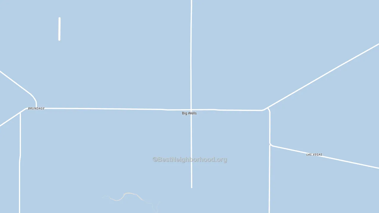 Big Wells, TX block-group political-lean map