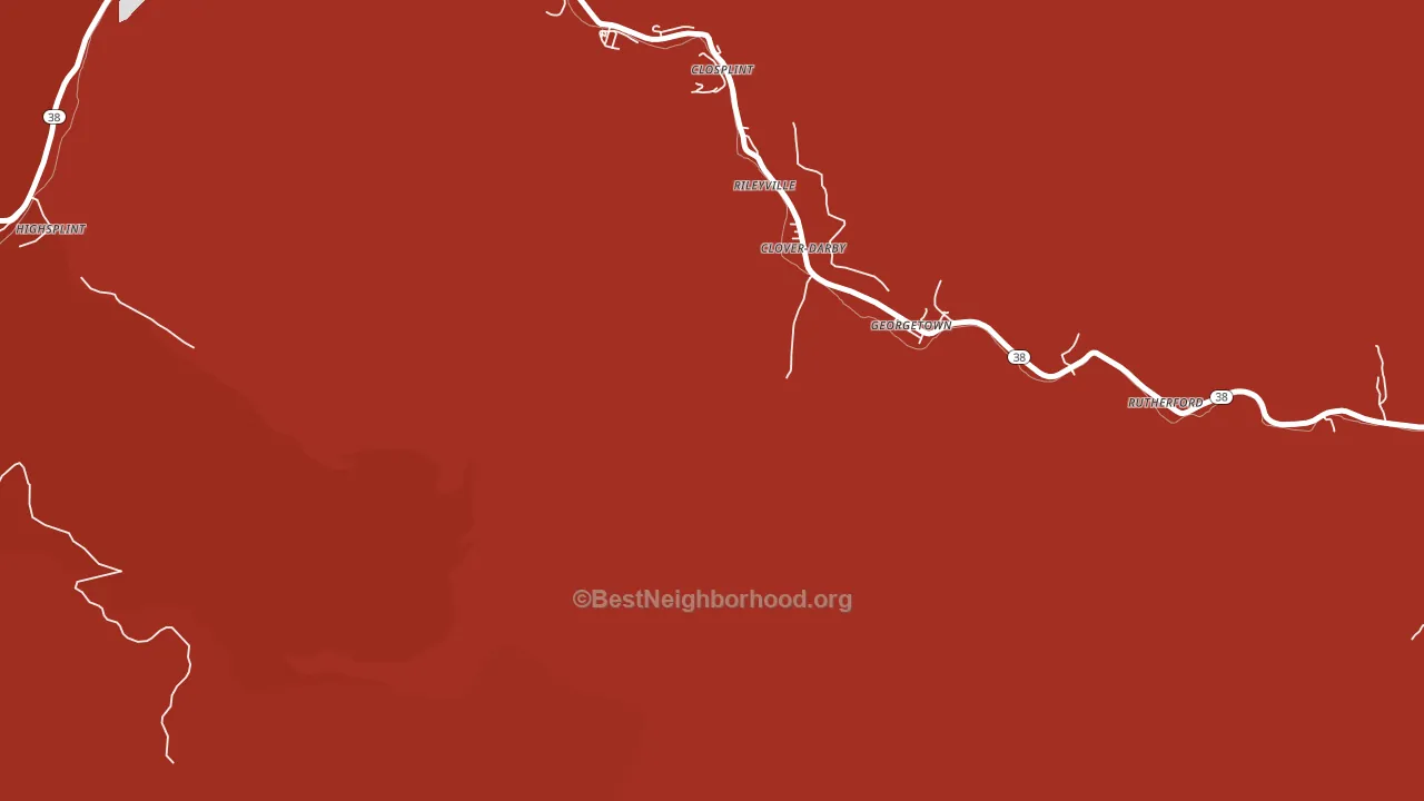 Black Bottom, KY block-group political-lean map