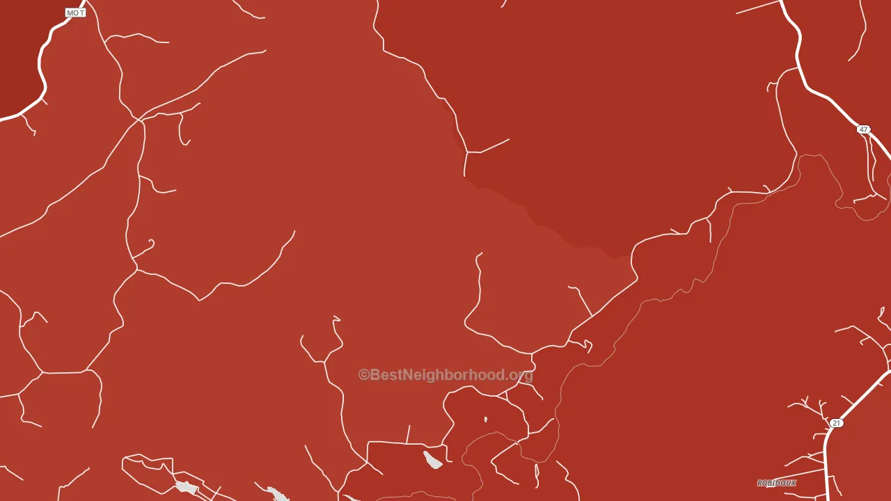 Bliss, MO block-group political-lean map