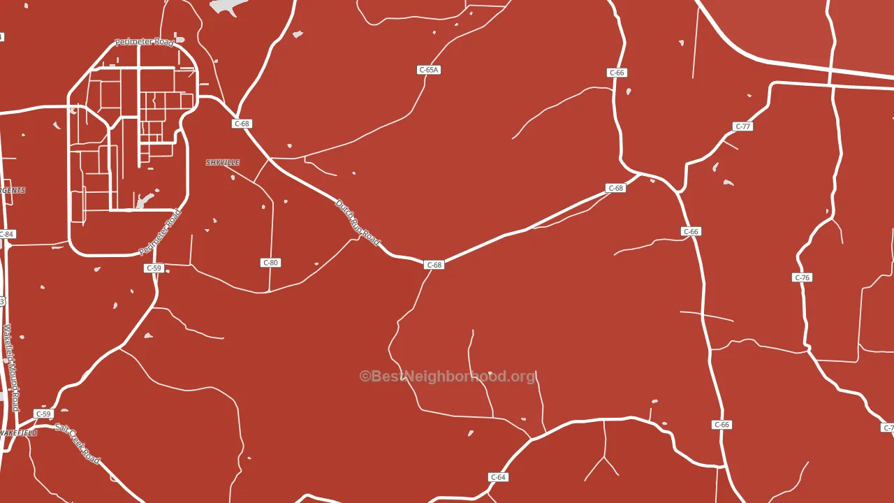 Bobo, OH block-group political-lean map