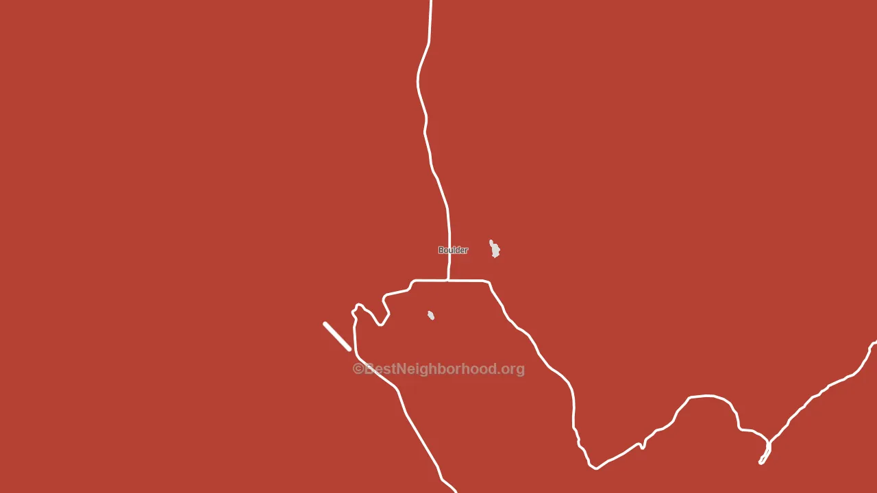 Boulder, UT block-group political-lean map