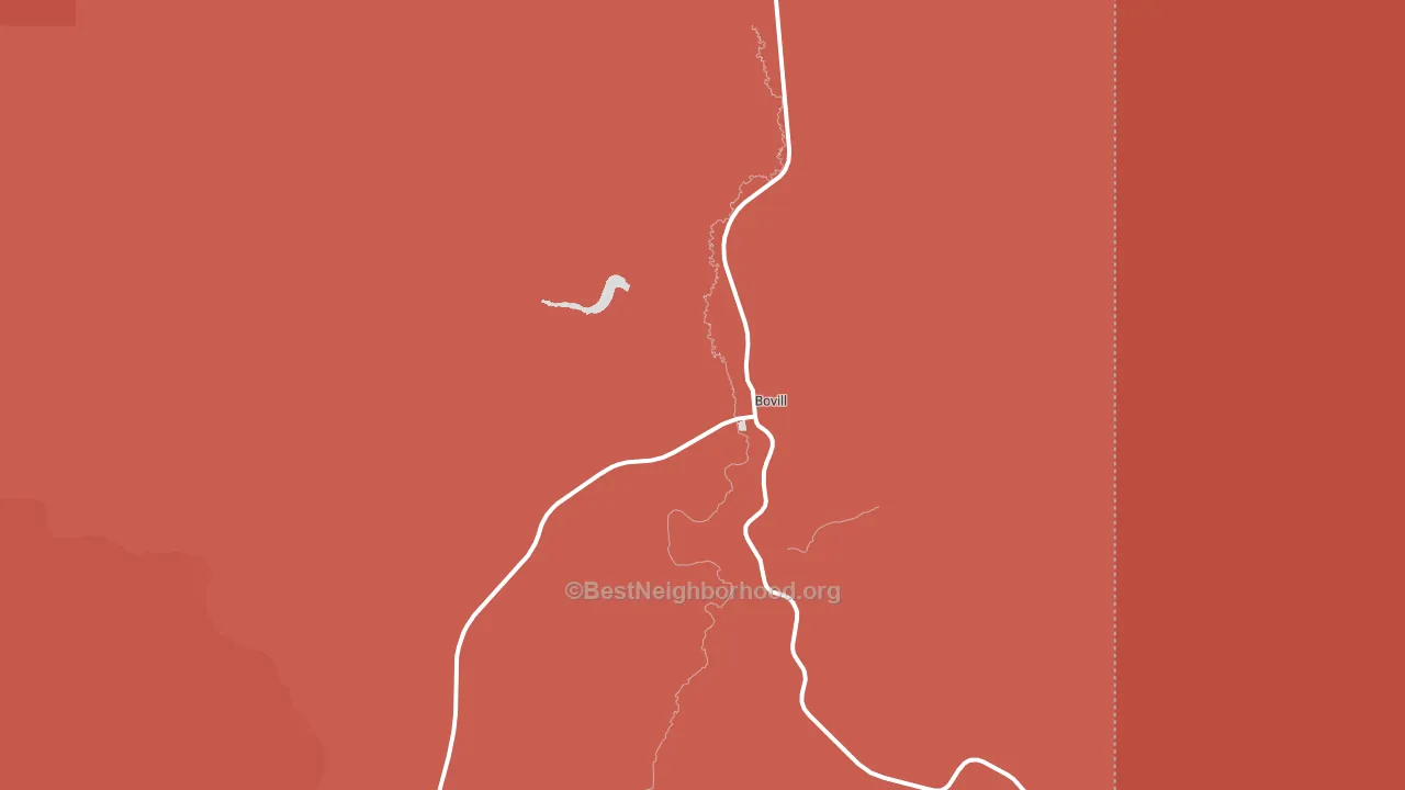 Bovill, ID block-group political-lean map