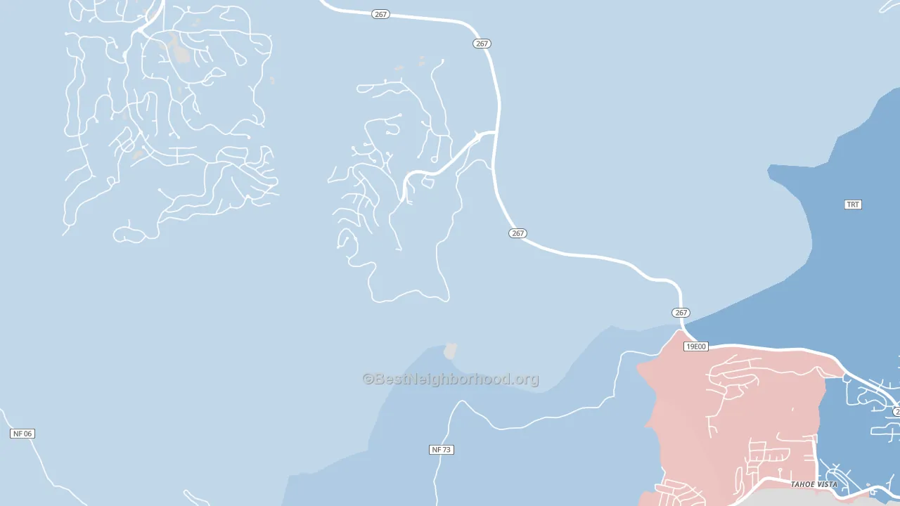 Bowman, CA block-group political-lean map