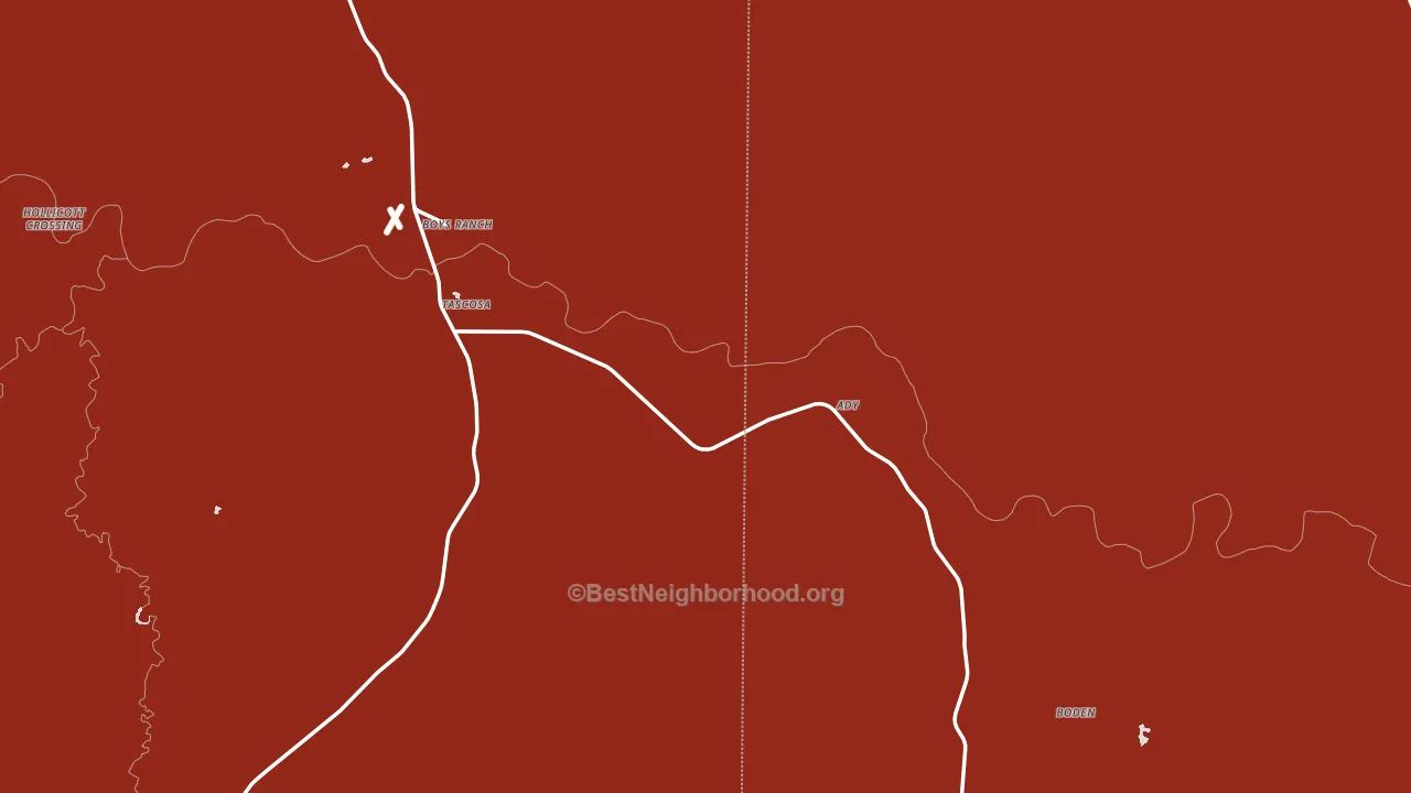 Boys Ranch, TX block-group political-lean map