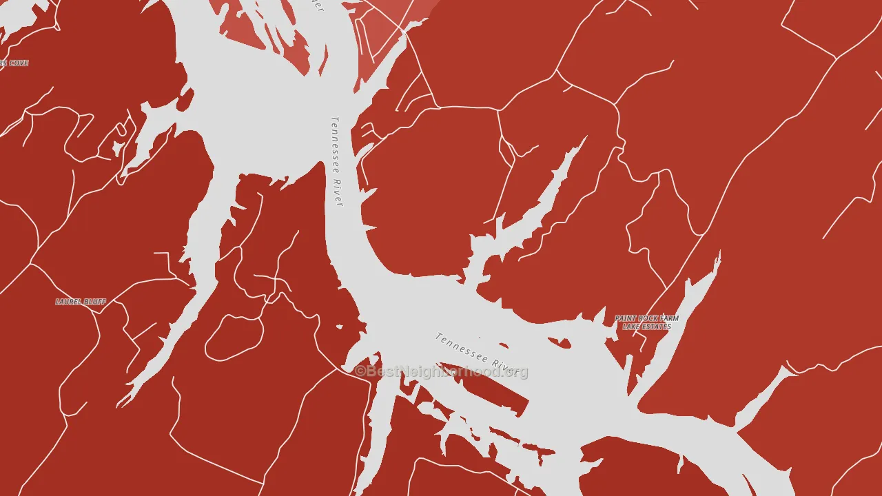 Bradbury, TN block-group political-lean map