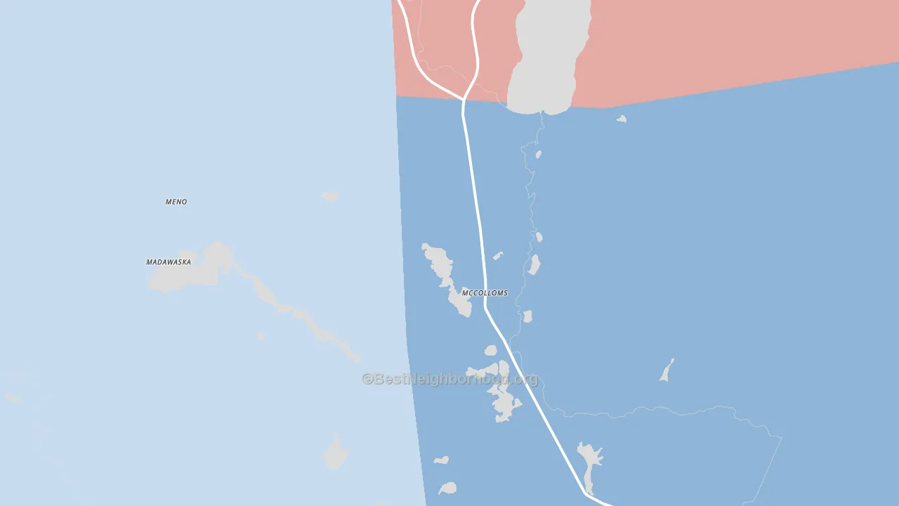 Brainardsville, NY block-group political-lean map