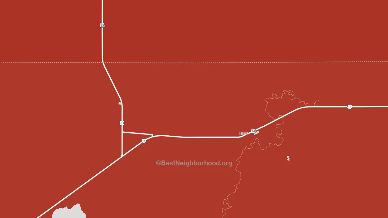 Bretton, SD block-group political-lean map