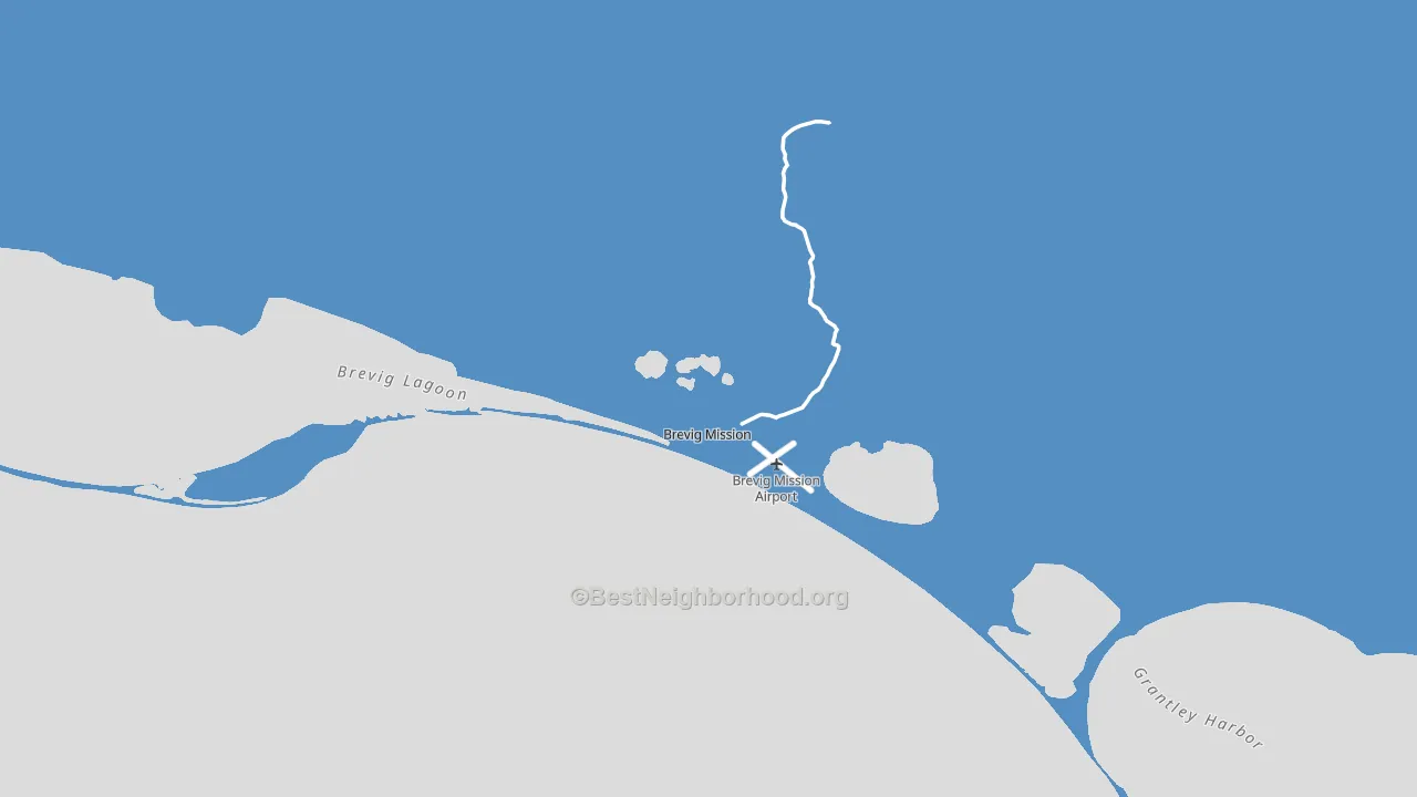 Brevig Mission, AK block-group political-lean map