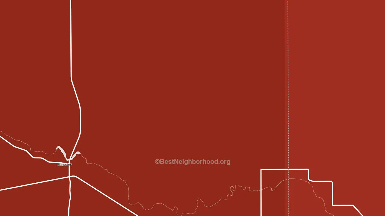 Brewster, NE block-group political-lean map