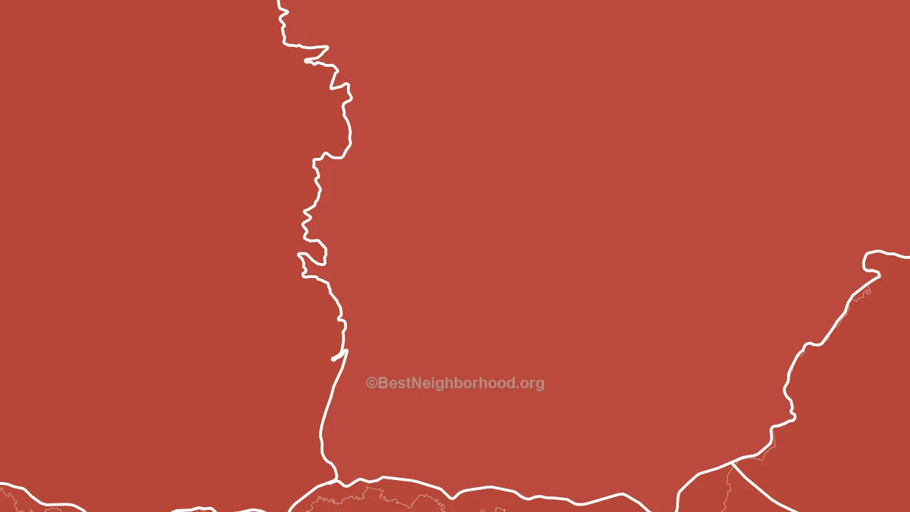 Bridgeport, OR block-group political-lean map